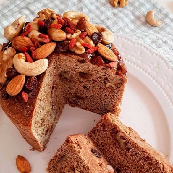 Pan dulce integral vegano