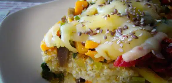 Pastel de quinoa