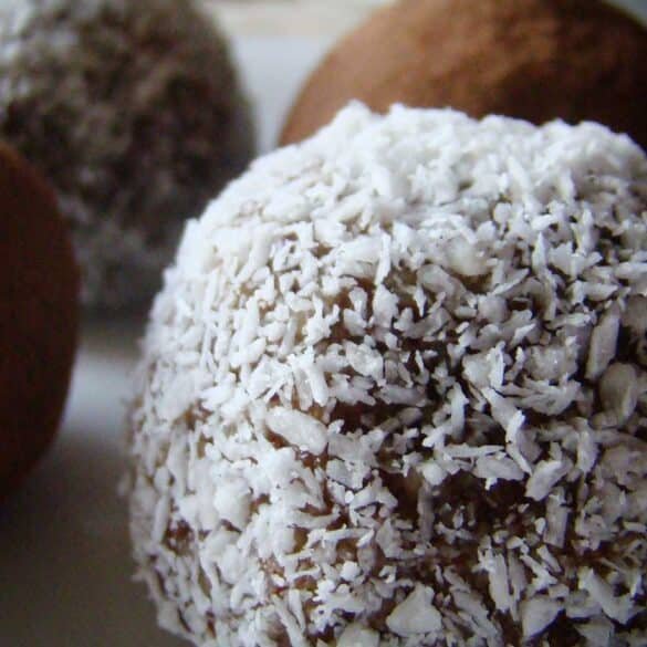 trufas raw veganas