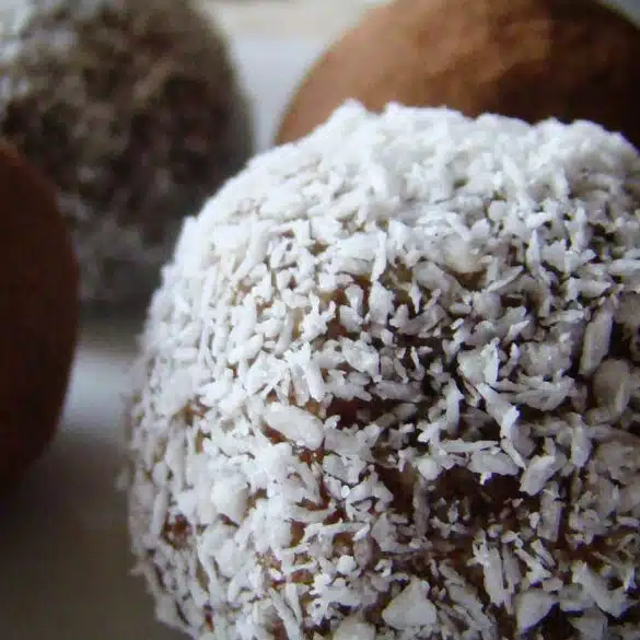 trufas raw veganas